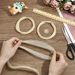 Natural Horse Hair&nbsp;FIND-WH0111-719C