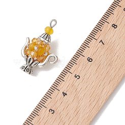 Glass Seed Beaded Pendants&nbsp;PALLOY-MZ01273-03