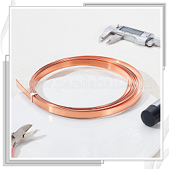 3mの銅ロール  機械的切断用  精密加工  金型製作  生（メッキなし）  1x0.1cm&nbsp;DIY-WH0740-49