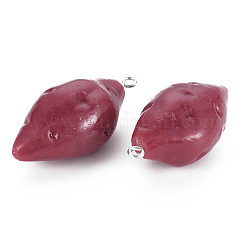 Opaque Resin Pendants&nbsp;RESI-S356-073