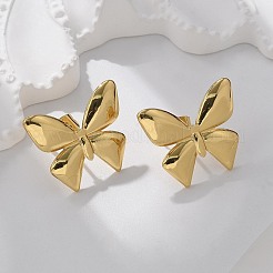 304 Stainless Steel Stud Earrings for Women&nbsp;EJEW-L296-012G-03