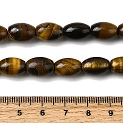 Natural Tiger Eye Beads Strands&nbsp;G-A275-A01-8x12mm