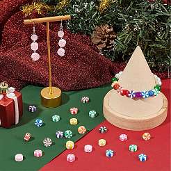 200Pcs 10 Colors Handmade Polymer Clay Beads&nbsp;CLAY-SC0001-80