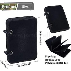 Flip-Page Hook & Loop Patch Book DIY Kit&nbsp;FIND-WH0108-48A