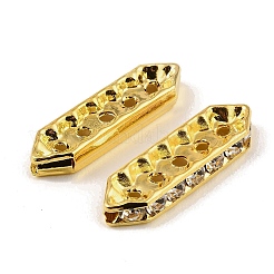 Brass Crystal Rhinestone Spacer Bars&nbsp;RB-T019-01D-G