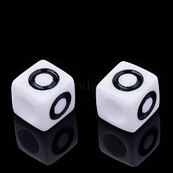 Letter Acrylic Beads&nbsp;PL37C9129-O