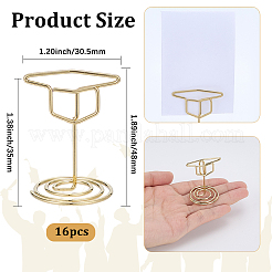 鉄製名刺ホルダー16個  フォトメモホルダー  学校の事務用品用  博士の帽子  35x30.5x48mm&nbsp;AJEW-SP0004-67