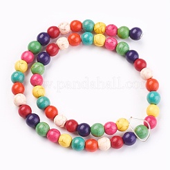 Synthetic Turquoise Beads Strands&nbsp;G-H1009-M