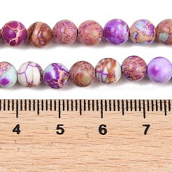 Natural Imperial Jasper Beads Strands&nbsp;G-I122-6mm-16