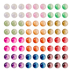 300Pcs 12 Colors Crackle Baking Paint Imitation Jade Glass Beads Set&nbsp;DGLA-TA0001-05
