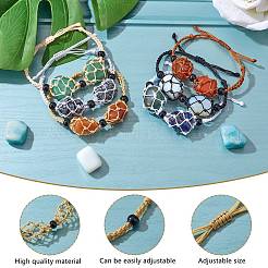 Adjustable Braided Nylon Cord Macrame Pouch Bracelet Making&nbsp;AJEW-SW00013-18