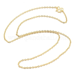 2mm 304ステンレススチールアズキチェーンネックレス（男女兼用）  長持ちメッキ  18KGP本金メッキ  17.52インチ（44.5cm）〜17.72インチ（45cm）&nbsp;NJEW-G160-05G-01