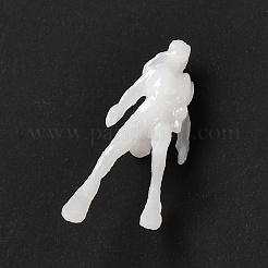 3Dレジンモデル  UVレジン封入パーツ  エポキシ樹脂ジュエリー作り  女性ダイバー  ホワイト  6x6x21mm&nbsp;DIY-F090-01A