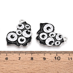 Halloween Theme Alloy and Enamel Pendants&nbsp;ENAM-T021-31C-01P