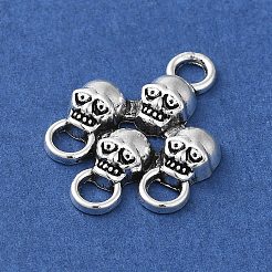 Tibetan Style Alloy Pendants for Halloween&nbsp;PALLOY-O002-08AS