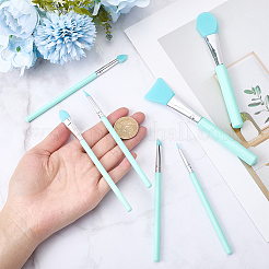 1 Set Silicone Makeup Brushes Set&nbsp;AJEW-GF0010-26