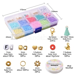 DIY Heishi Beads Jewelry Set Making Kit&nbsp;DIY-YW0005-25