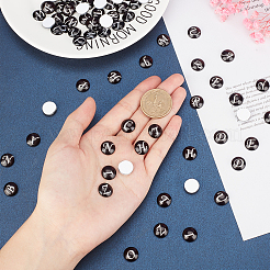 Glass Cabochons&nbsp;GLAA-WH0022-63