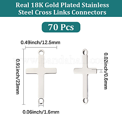 70Pcs 201 Stainless Steel Links/Connectors&nbsp;STAS-BBC0010-54