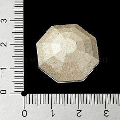 Faceted Glass Rhinestone Cabochons&nbsp;GGLA-C032-05G