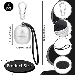 Aluminium Alloy Keychain&nbsp;AJEW-WH0561-90A-02