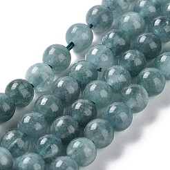 Dyed Natural Malaysia Jade Beads Strands&nbsp;G-G021-01A-01