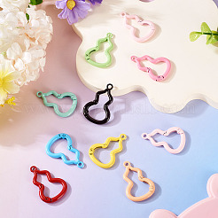 10Pcs Spray Painted Spring Gate Rings&nbsp;FIND-TA0008-87