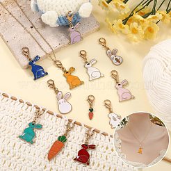 DIY Rabbit Knitting Tool Sets&nbsp;HJEW-SW00096-08