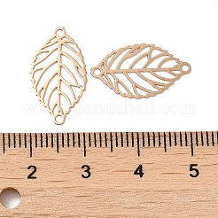 Rack Plating Brass Connector Charms&nbsp;KK-Q792-20LG