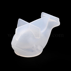 3dクジラシリコンモールド  レジン型  UVレジン用  エポキシ樹脂ジュエリー作り  ホワイト  54x31x45mm&nbsp;DIY-F092-01A