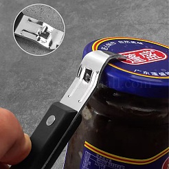 430ステンレスボトルオープナー  プラスチック製のハンドル付き  ステンレス鋼色  152.5x41x18mm&nbsp;AJEW-WH20018-113