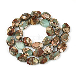 Synthetic Aqua Terra Jasper Beads Strands&nbsp;G-S366-015B-01