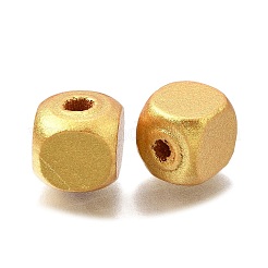 スプレー塗装木製ビーズ  正方形  ミックスカラー  10x10x10mm  穴：3mm&nbsp;WOOD-P021-01C-M