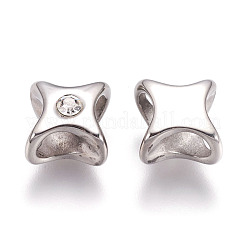 304 Stainless Steel Slide Charms&nbsp;STAS-O101-63P
