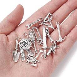 20Pcs 20 Style Tibetan Style Alloy Pendants&nbsp;TIBEP-YW0001-65