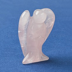 エンジェルナチュラルローズクォーツホームディスプレイデコレーション  38~40x27~28x13~14mm&nbsp;DJEW-YW0001-05B