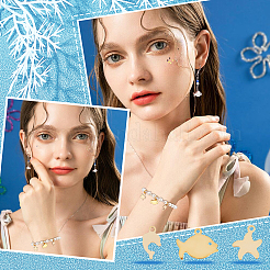 120Pcs 6 Style 201 Stainless Steel Charms&nbsp;STAS-DC0005-31