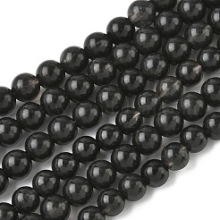 Natural Ice Obsidian Beads Strands&nbsp;G-P590-A01-6mm-03