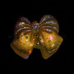 Luminous Opaque Resin & Rhinestone & Polymer Clay Beads&nbsp;RE-CBA1913-02G