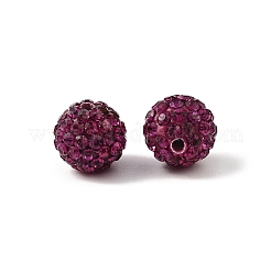 Round Grade A Pave Disco Ball Beads&nbsp;X-RB-H258-10MM-502