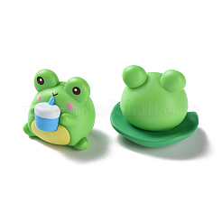 8Pcs Resin Frog Display Decoration&nbsp;AJEW-S037-02