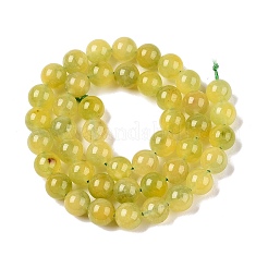 Dyed Natural White Jade Beads Strands&nbsp;G-T138-8mm-210-9