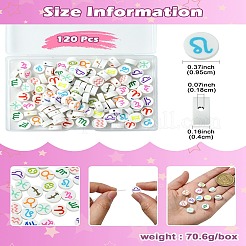 120Pcs 12 Styles Handmade Polymer Clay Beads&nbsp;CLAY-CJ0001-83