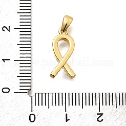 Brass Micro Pave Cubic Zirconia Pendants&nbsp;KK-S508-46G