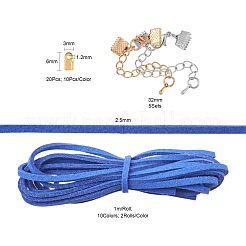 Faux Suede Cord Kit for DIY Jewelry Making Finding Kit&nbsp;DIY-FS0002-07