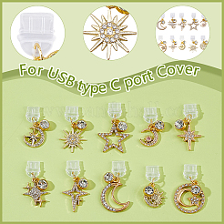 10Pcs Plastic Mobile Dustproof Plugs&nbsp;HJEW-WH00171