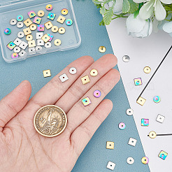 60Pcs 6 Style Ion Plating(IP) 304 Stainless Steel Spacer Beads&nbsp;STAS-DC0004-97
