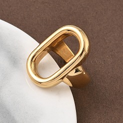 304 Stainless Steel Cuff Rings&nbsp;RJEW-Z118-11G