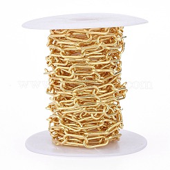Brass Paperclip Chains&nbsp;CHC-G007-01G-01