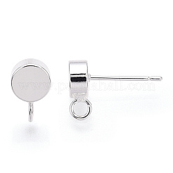 Brass Stud Earring Findings&nbsp;KK-T038-293S